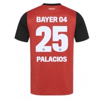 Moški Nogometni dresi Bayer Leverkusen Exequiel Palacios #25 Domači 2024-25 Kratek Rokav